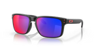 Oakley Holbrook Matte Black Frame with red Iridium Lenses OO9102-36