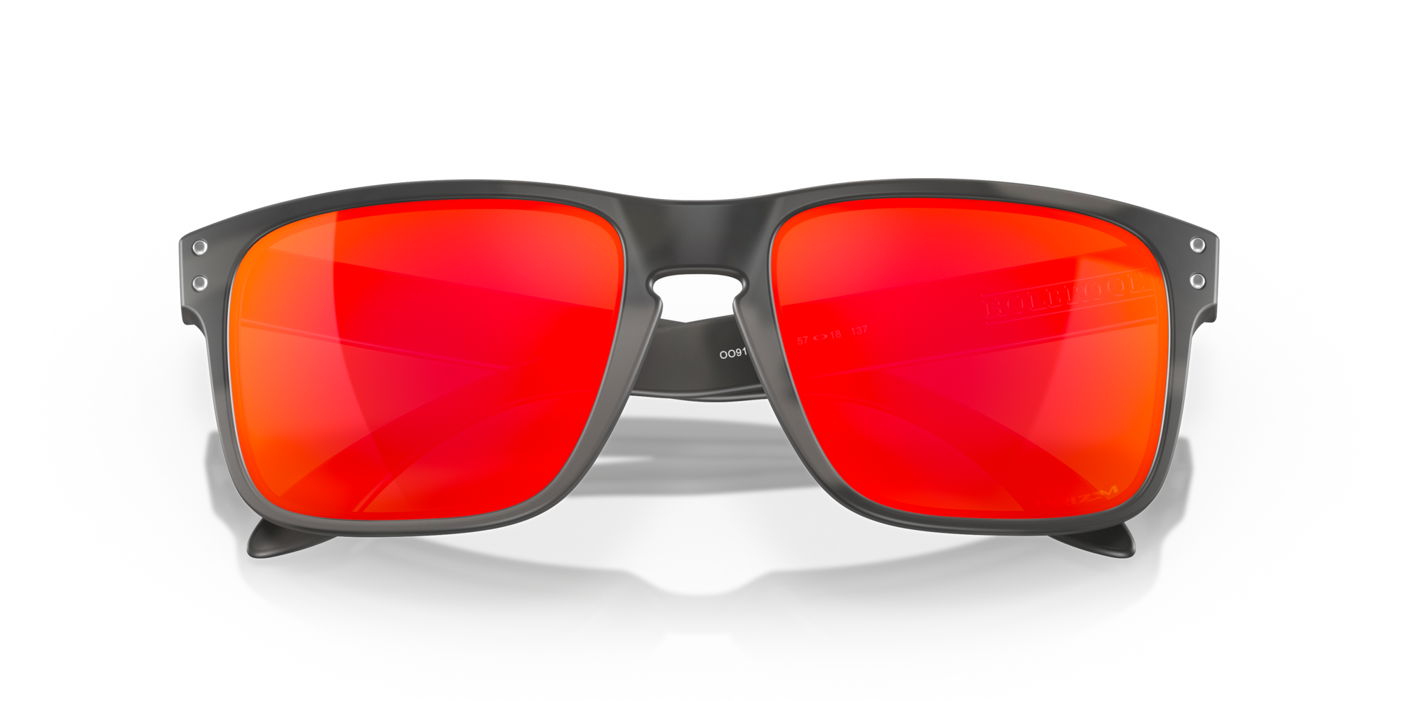 Oakley Holbrook Black Camo Frame with Prizm Ruby Lenses OO9102-E955
