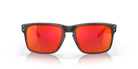 Oakley Holbrook Black Camo Frame with Prizm Ruby Lenses OO9102-E955
