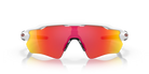 Oakley Radar EV Path Polished White Frame with Prizm Ruby Lenses OO9208-7238