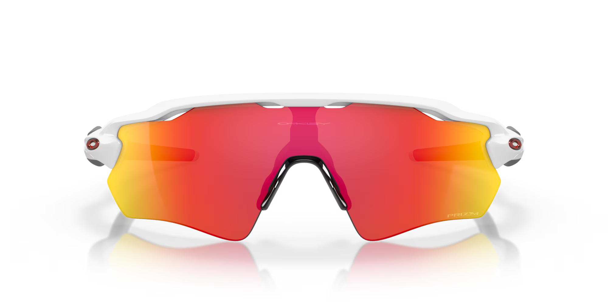 Oakley Radar EV Path Polished White Frame with Prizm Ruby Lenses OO9208-7238