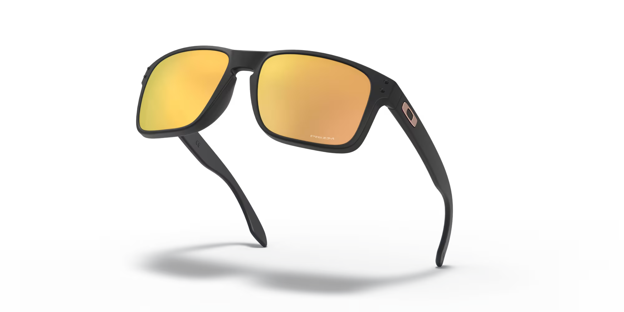 Oakley Holbrook Matte Black Frame with 24k Prizm Polarized Lenses OO9417-4459