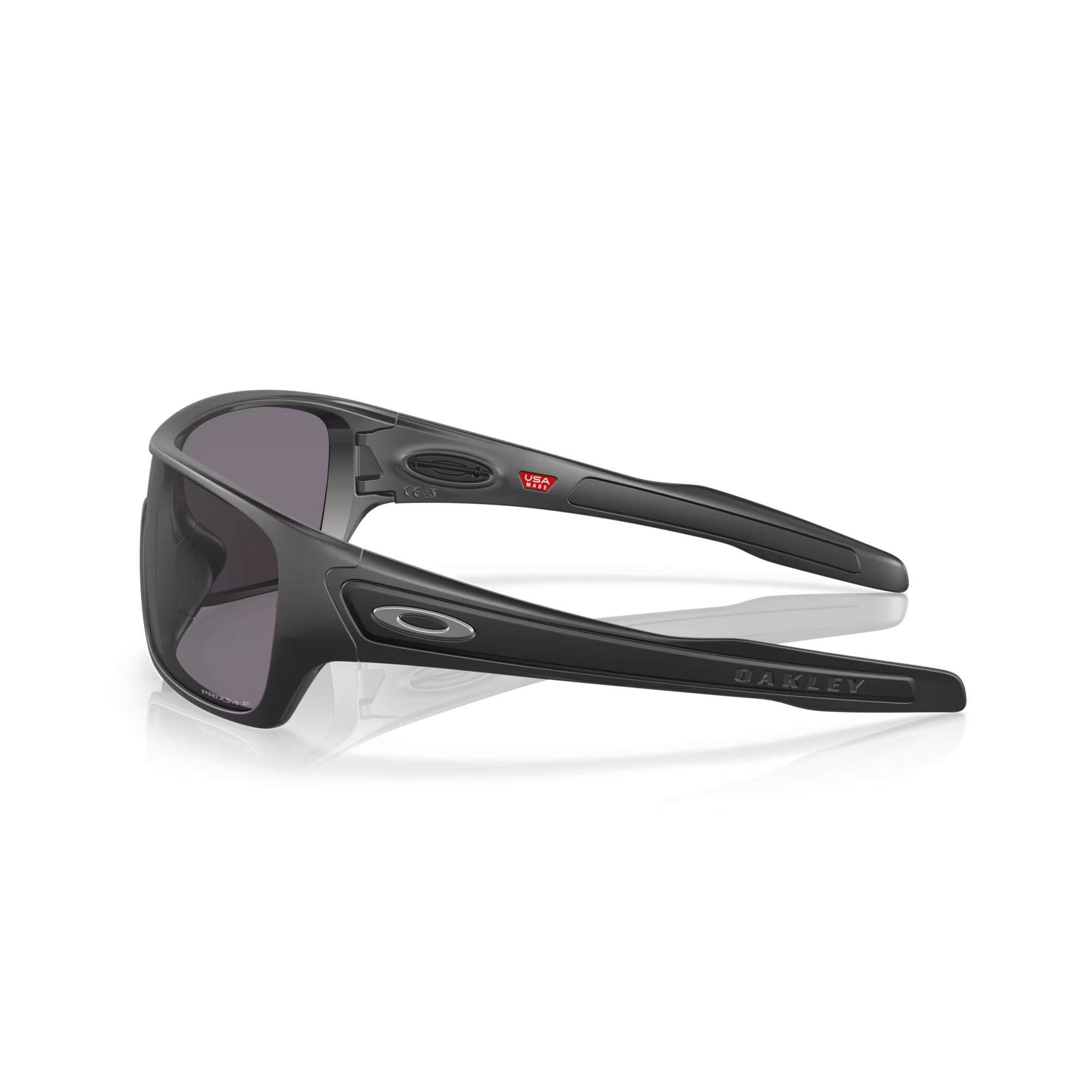 Oakley Turbine Rotor Glasses with Matte Black Frame and Gray Polarized Lenses 0OO9307-93072832