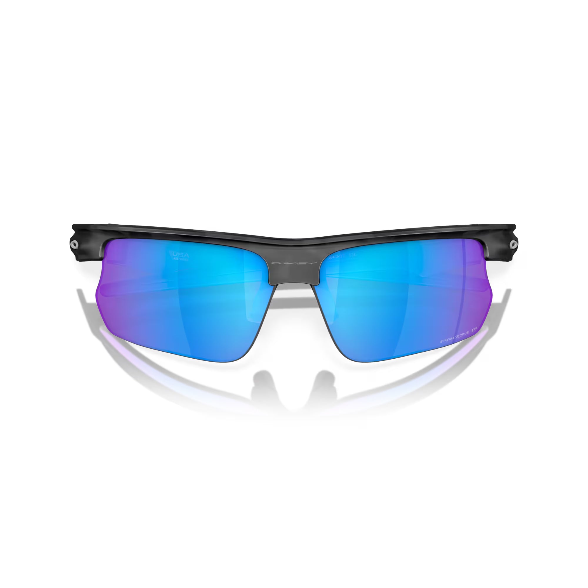 Men's Oakley BiSphaera Matte Gray Camo Frame with Prizm Sapphire Polarized Lenses 0OO9400-568