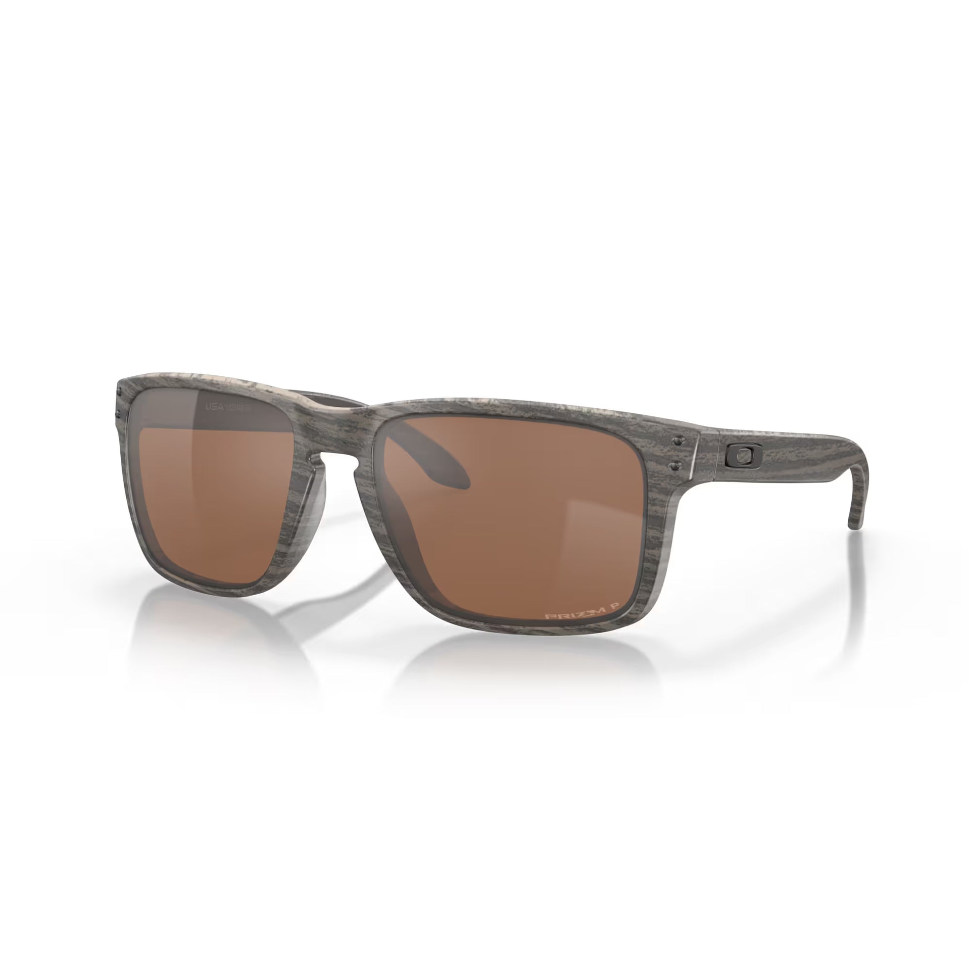 【美品】Oakley Holbrook R PRIZMレンズ ウッド調フレーム Oakley Holbrook XL Woodgrain Frame with Prizm Tungsten Polarized