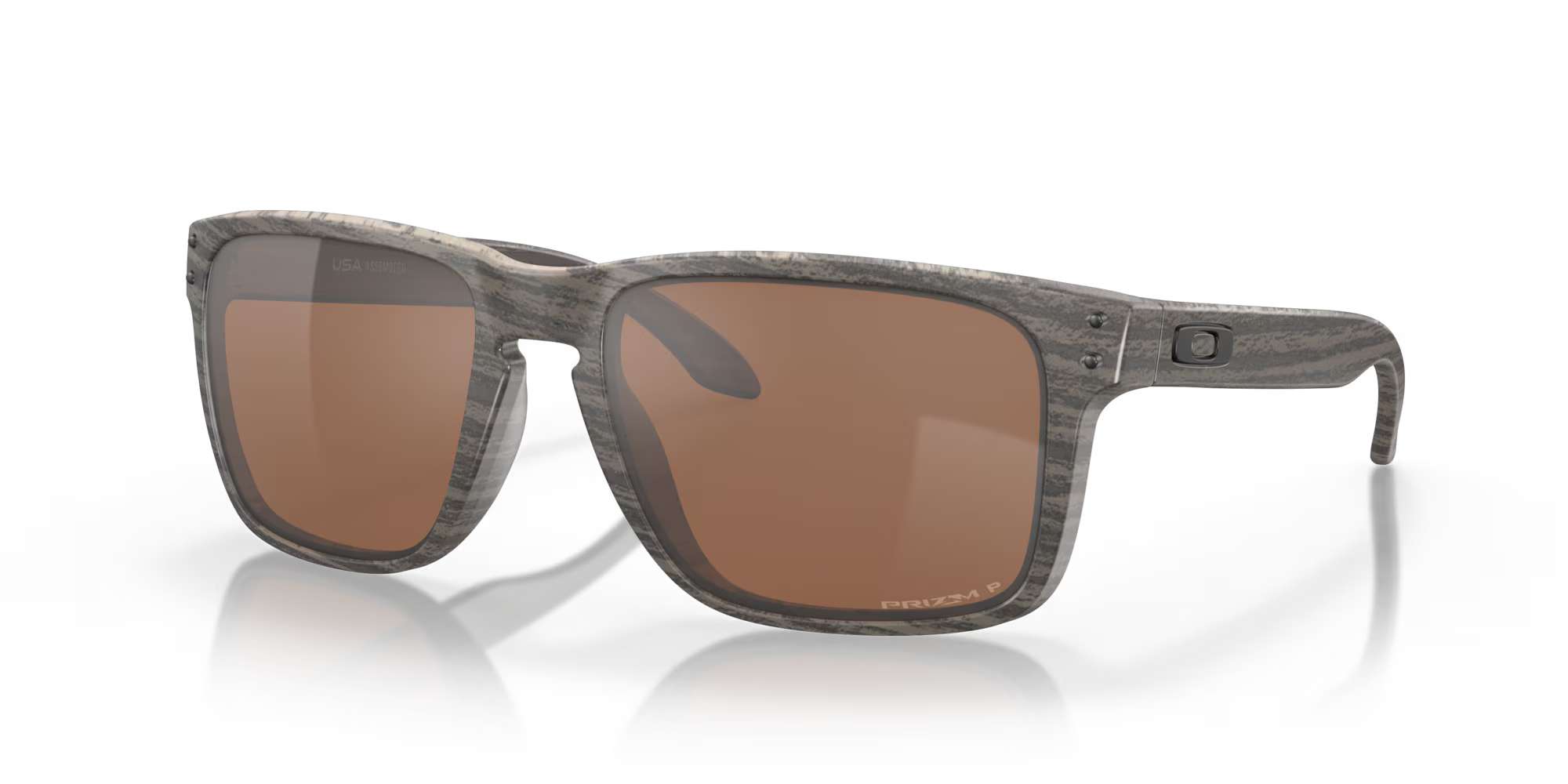 Oakley Holbrook XL Woodgrain Frame with Prizm Tungsten Polarized Lenses OO9417-0659