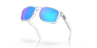 Oakley Holbrook XL Clear Frame with Prizm Sapphire Polarized Lenses 0OO9417-0759