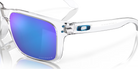 Oakley Holbrook XL Clear Frame with Prizm Sapphire Polarized Lenses 0OO9417-0759