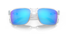 Oakley Holbrook XL Clear Frame with Prizm Sapphire Polarized Lenses 0OO9417-0759