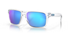 Oakley Holbrook XL Clear Frame with Prizm Sapphire Polarized Lenses 0OO9417-0759