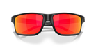 Oakley Gibston XL Matte Black Frame with Prizm Ruby Polarized Lenses 0OO9470-662