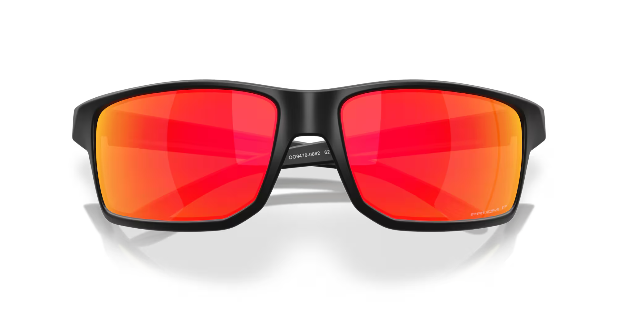 Oakley Gibston XL Matte Black Frame with Prizm Ruby Polarized Lenses 0OO9470-662