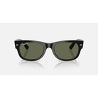 Ray-ban Mega Wayfarer II Polished Black Frame with Green Polarized Lenses 0RB0832S-901-5855