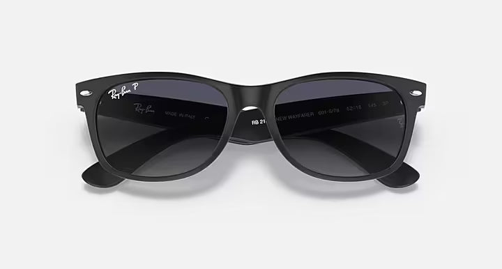 Ray-Ban Black New Wayfarer Classic Sunglasses 0RB2132-622/58