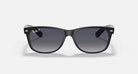 Ray-Ban Black New Wayfarer Classic Sunglasses 0RB2132-622/58