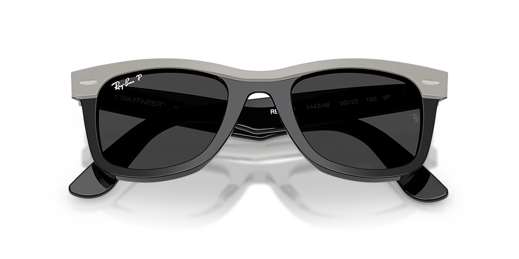 Ray-Ban Black and Gray Frame Sunglasses RB2240-1442/48