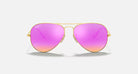 Ray-Ban Pink Aviator Flash Lens Sunglasses RB3025-112/1Q