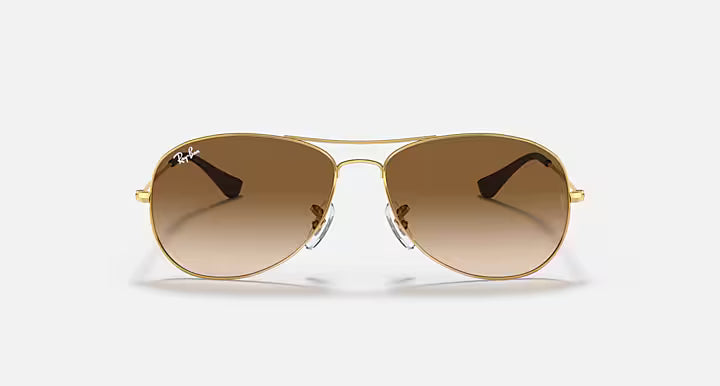 Ray-Ban Arista Gold Cockpit Sunglasses 0RB3362-001/51
