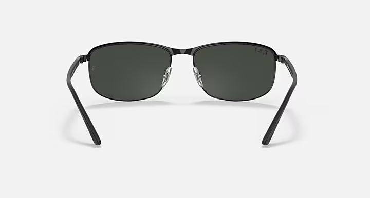 Ray-Ban Matte Black with Dark Gray Chromance Sunglasses RB3671CH-186