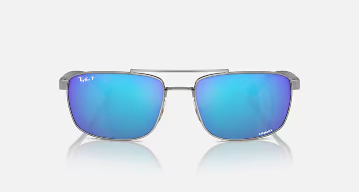 Ray-Ban Blue lens and Gray Frame Chromance Sunglasses RB3737CH-004