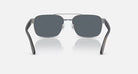 Ray-Ban Polished Gunmetal with Blue Polarized Lenses Sunglasses RB3701-004