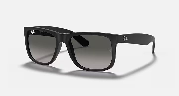 Ray-Ban Matte Black Justin Classic Sunglasses RB4165-622