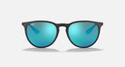 Ray-Ban Polished Black with Blue Mirror Erika Color Mix Sunglasses 0RB4171-601/5554