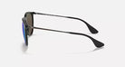 Ray-Ban Polished Black with Blue Mirror Erika Color Mix Sunglasses 0RB4171-601/5554