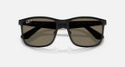 Ray-Ban Matte Black and Gray Chromance Lens Sunglasses RB4264-601