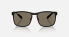 Ray-Ban Matte Black and Gray Chromance Lens Sunglasses RB4264-601