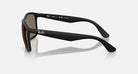 Ray-Ban Matte Black and Gray Chromance Lens Sunglasses RB4264-601