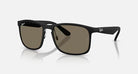 Ray-Ban Matte Black and Gray Chromance Lens Sunglasses RB4264-601