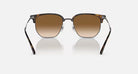 Ray-Ban Brown New Clubmaster Sunglasses 0RB4416-710