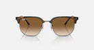Ray-Ban Brown New Clubmaster Sunglasses 0RB4416-710