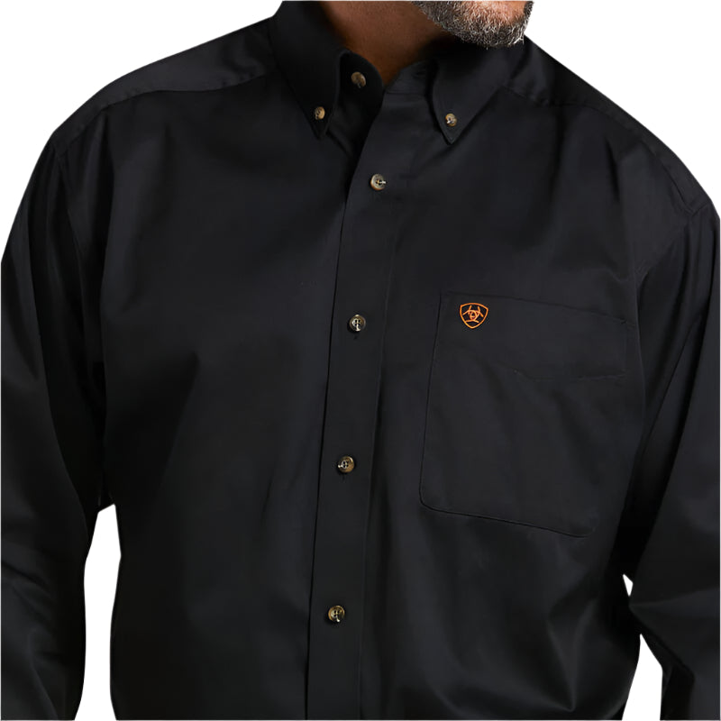 Men's Ariat Solid Twill Classic Fit Shirt 10000502 - Crazy House Western Wear