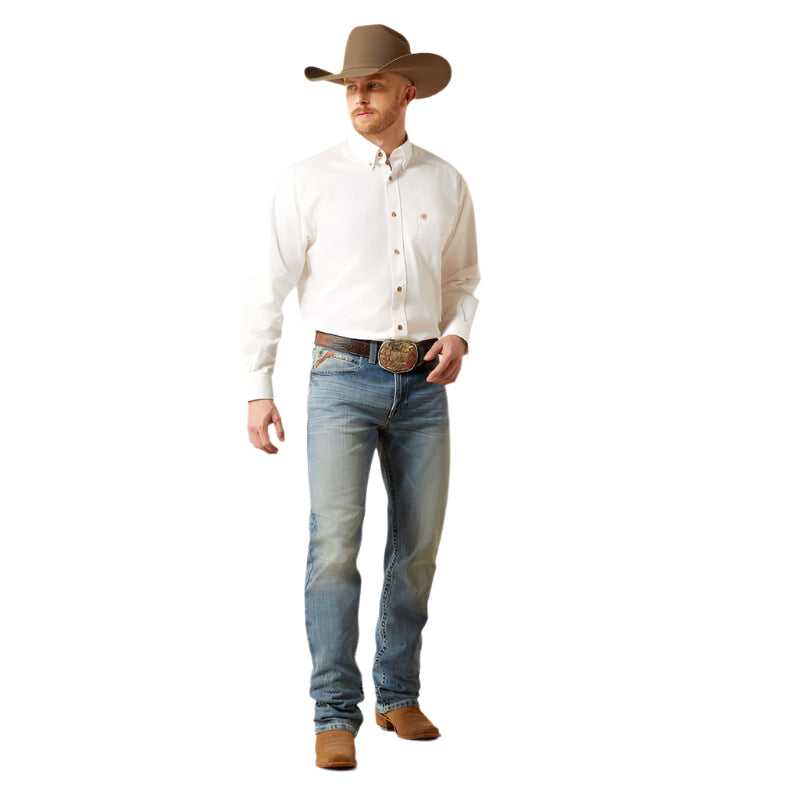 Men's Ariat Solid Twill Classic Fit Shirt 10000503 - Crazy House Western Wear