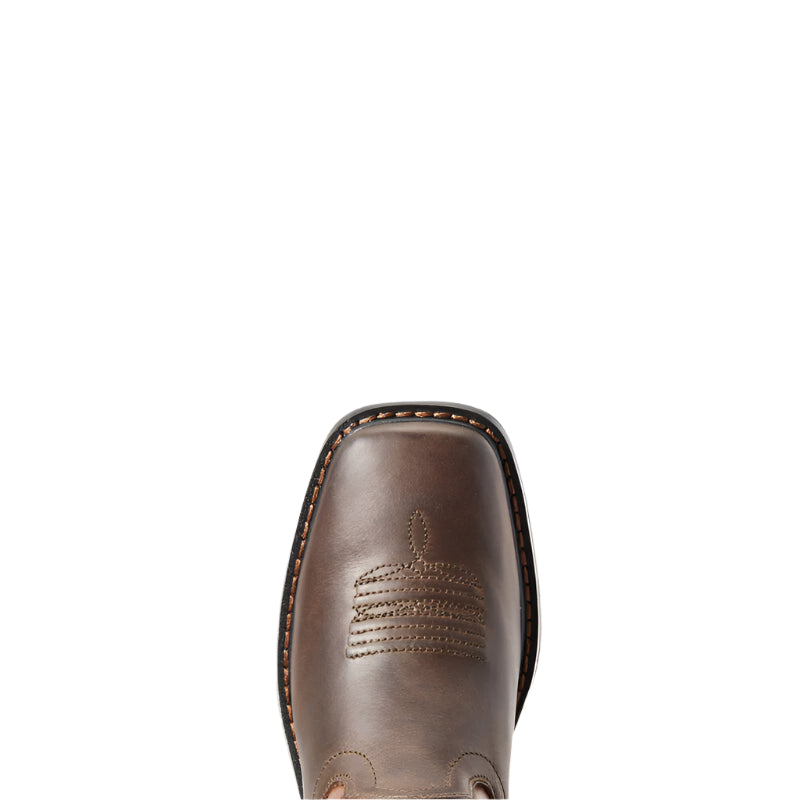 Kid's Ariat Work Hog Wide Square Toe Boot 10007837 - Crazy House Western Wear