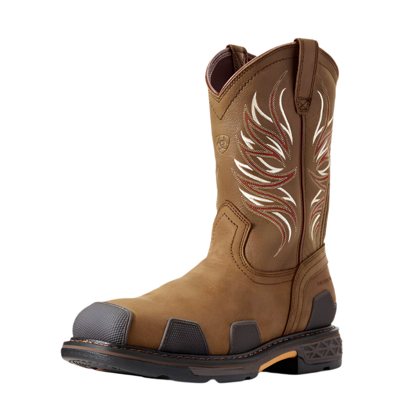 Men's Ariat OverDrive Wide Square Toe Composite Toe Work Boot 11" 10011933 - Crazy House Western Wear