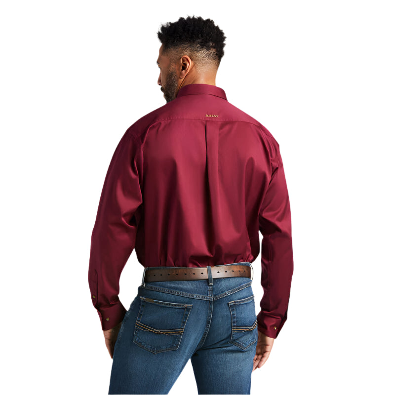 Men's Ariat Solid Twill Classic Fit Shirt 10012635 - Crazy House Western Wear