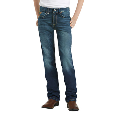 Boy's Ariat B5 Slim Boundary Stackable Straight Leg Jean 10018338 - Crazy House Western Wear