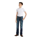 Boy's Ariat B5 Slim Boundary Stackable Straight Leg Jean 10018338 - Crazy House Western Wear