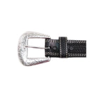Men's Cowboy Chrome Belt with Basket Tooling 1001