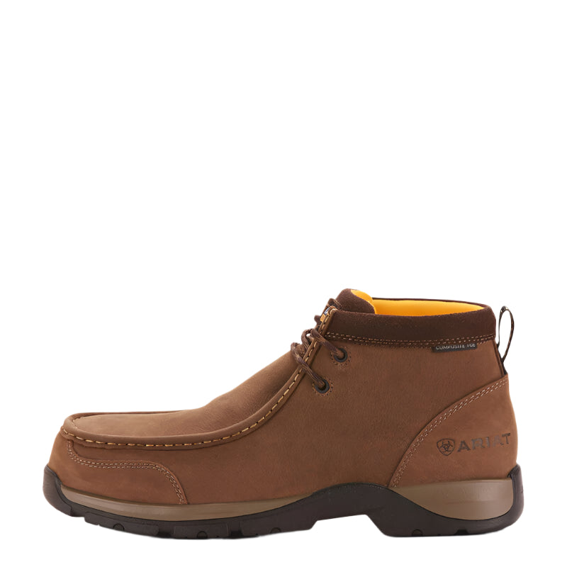 Men's Ariat Edge LTE Moc 4" Composite Toe Work Boot 10024954 - Crazy House Western Wear