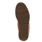 Brown boot sole with Ariat logo on a white background