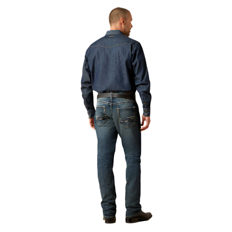 Men's Ariat M5 Slim Stretch Adkins Stackable Straight Leg Jean 10030275 - Crazy House Western Wear