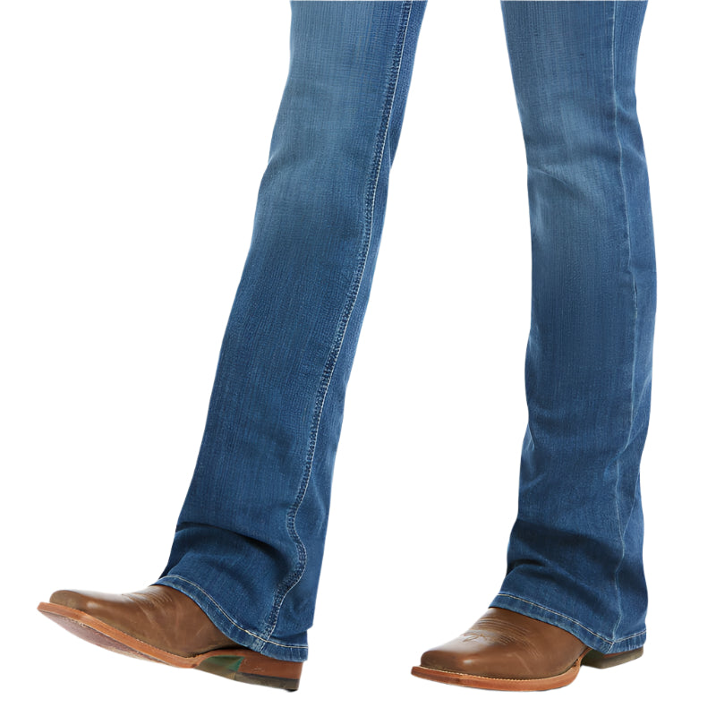 Women's Ariat R.E.A.L. Mid Rise Patricia Boot Cut Jean 10036812 - Crazy House Western Wear