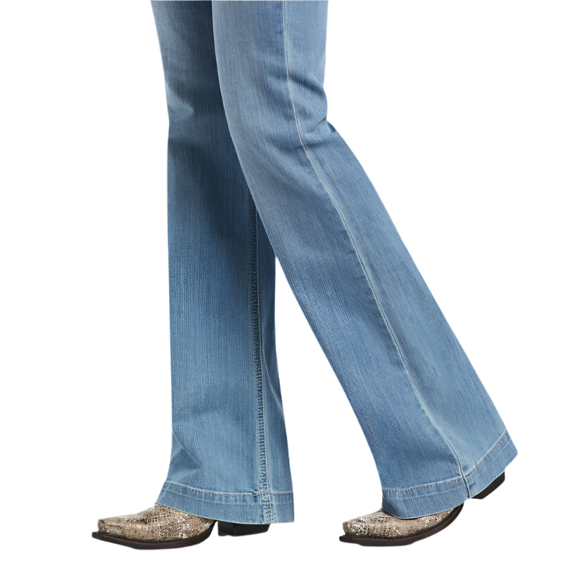 Women's Ariat Slim Trouser Aisha Wide Leg Jean 10040504 - Crazy House Western Wear