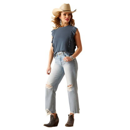 Women's Ariat Ultra High Rise Tomboy Straight Jean 10045187 - Crazy House Western Wear