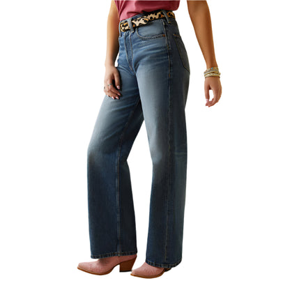 Women's Ariat Ultra High Rise Tomboy Wide Jean 10045189 - Crazy House Western Wear