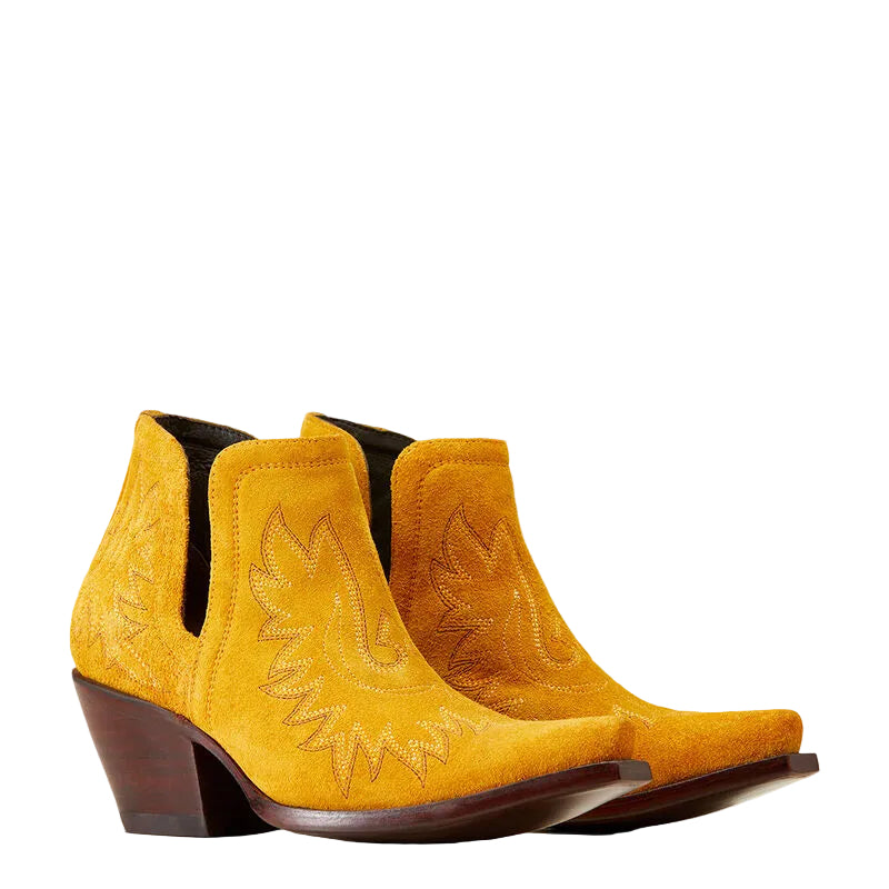 Women's Ariat Gilded Suede Dixon Western Bootie 10046865